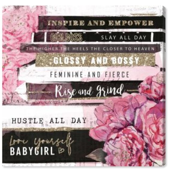 bebe "Boss Lady" Canvas Wall Art - Picture 1 of 4